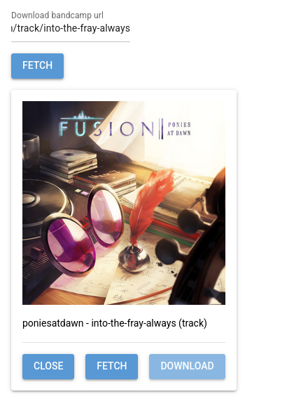 Bandcamp Downloader Preview